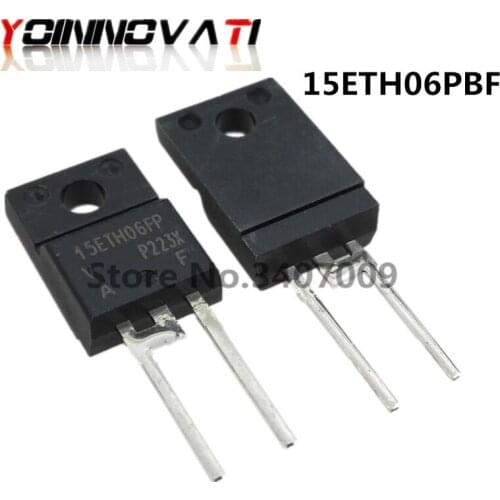 VS-15ETH06PBF 15ETH06 15ETH06PBF TO-220F Fast Recovery Diode 15A 600V 100% new and original