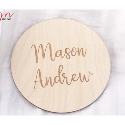 Engraved Name Sign Newborn Announcement Baby Arrival Sign Engraved Wood Sign Birth Announcement Newborn Photo Prop