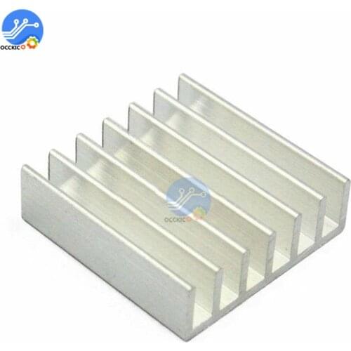 10pcs 20*20*6mm Aluminum Heat Sink Cooling Cooler Radiator for LED Power Memory Chip IC Computer