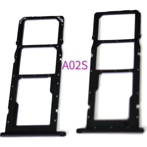 10PCS For Samsung Galaxy A02S A025 SIM Card Tray SD Slot Holder