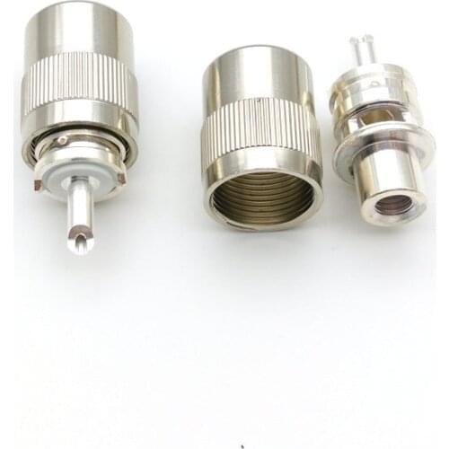 20pcs UHF PL259 Male Twist-on Connector Solder For RG58 RG400 LMR195 RG142 Cable