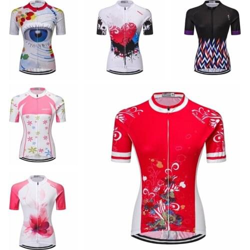 2018 Summer Women Bicycle jersey short sleeve Bicycle/ Bike Jersey Maillot Ciclismo Breathable Cycling Clothing Shirts