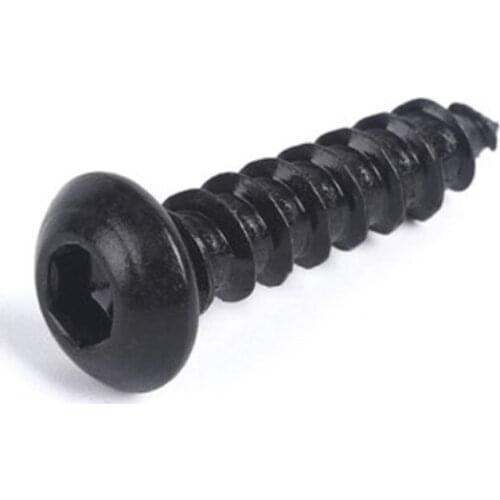 5-20Pcs M3 M4 M5 M6 black Hex Hexagon Socket Button round Head Self-tapping Screws