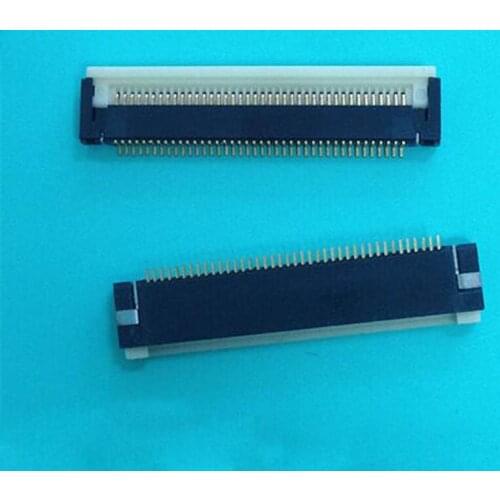 5pcs-100pcs LCD Connector Cable Socket 0.5 Pitch 50P Flip Down For Computer /TV LCD Screen Line Seat