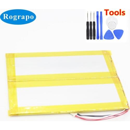 New Battery For Jumper EZBook S4 464 Tablet PC Accumulator 3.7V Replacement Batterie 5-wire Plug +tools