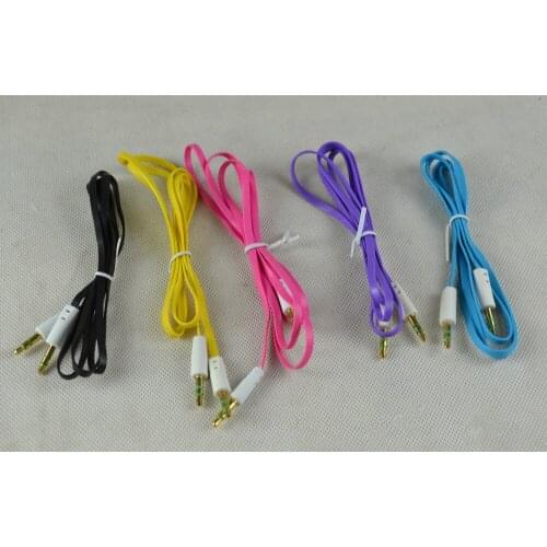 3000pcs 3.5 mm Male to Male M/M Jack Audio Stereo Aux Cable Cord Lead PC MP3 Adapter 1M