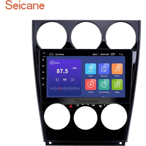 Seicane 9 inch Android 9.0 Car GPS Navigation for Old Mazda 6 2004-2010 2011 2012 2013 2014 2015 Support TPMS Rear Camera OBD2