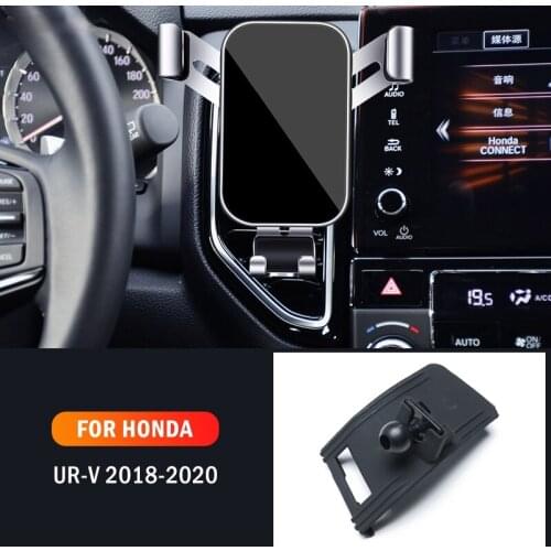 Car Mobile Phone Holder Air Vent Mounts GPS Stand Gravity Navigation Bracket For Honda URV UR-V 2018 2019 2020 Car Accessories