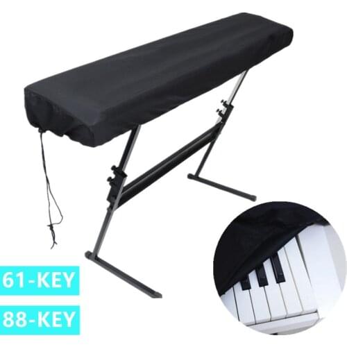 61/88 Keys Piano Keyboard Covers Piano Keyboards Stretchable Dust Proof Folding Waterproof Covers With Drawstring Locking Clasps