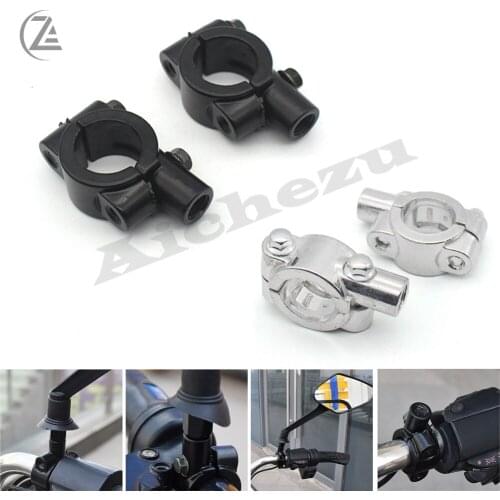 ACZ Black 2Pc 8MM 10MM Motorcycle RearView Mirror Holder Suit for KTM Duke 1290 R GT 200 RC200 C390 250 690