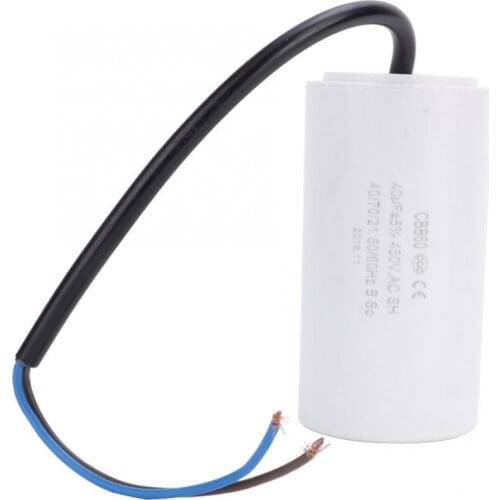 CBB60 450V 40uf Eco-friendly Motor Running Capacitor ESR 0.2 for Electric Household Appliance for Motor Starting AC Power