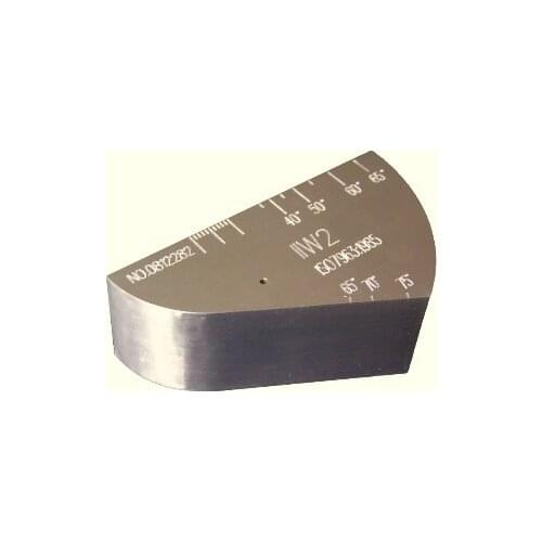 IIW2 type Calibration Test block Block V2 AL6063 ALUMINUM UT block