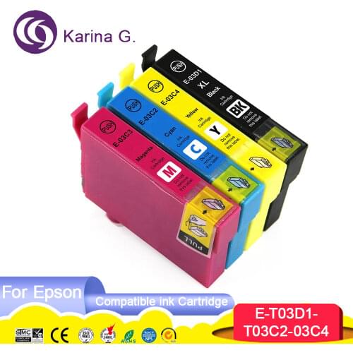 Compatible For T03D T03C ink cartridge Suit For Epson WorkForce WF-2861