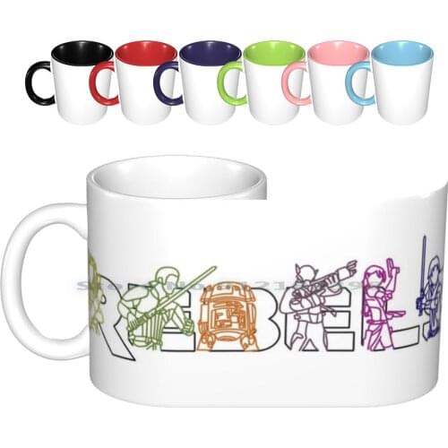 Spectres Ceramic Mugs Coffee Cups Milk Tea Wars Rebels Rebels Rebellion Rebellion Animation Animated Tv Tv Hera Syndulla Hera