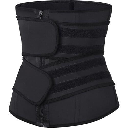 Waist Trainer Corset Cincher Body Shaper Detachable Trimmer Belt Weight Loss Tummy Control Modeling Straps Workout Sweat Girdle