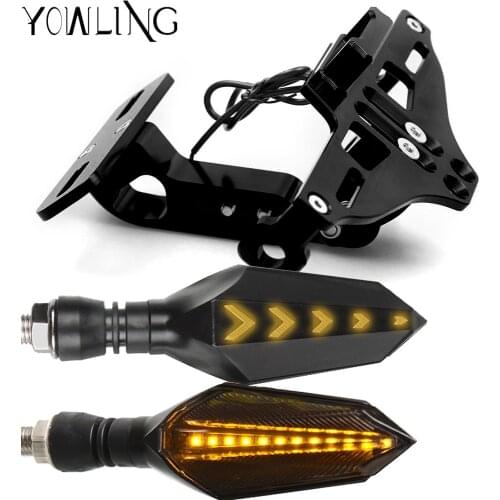 Motorcycle License Number Plate Frame Holder Bracket For Yamaha FZ1 FZ6 FZ600 FZ6R FZ8 Fazer R1 YZF-R1 1998-2015 2016 2017 2018