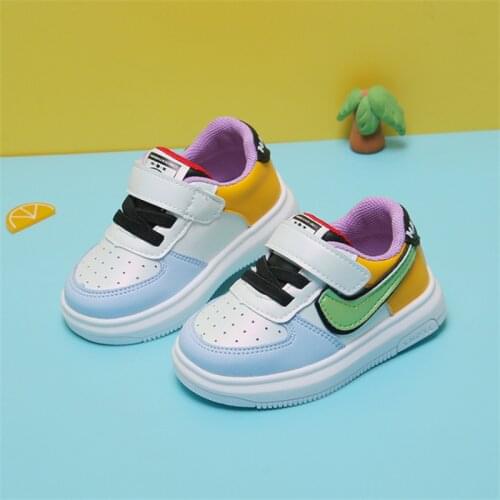 AOGT Autumn Baby Shoes Infant Toddler Shoes Fashion Breathable Microfiber Leather Walkers Shoes Soft Comfortable Child Sneakers