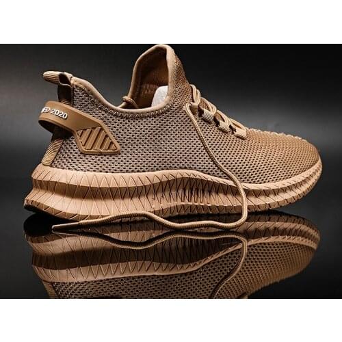 Fashion Men Sneakers Mesh Casual Shoes Lac-up Mens Shoes Lightweight Vulcanize Shoes Outdoor Walking Sneakers Zapatillas Hombre