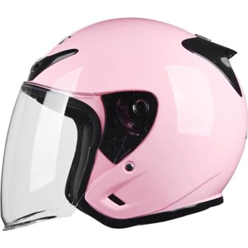 Hot Protective Motorcycle Half Helmet Motocross Scooter Racing Helmet Cross Motobike Helmets Casco Casque Moto Capacete Female