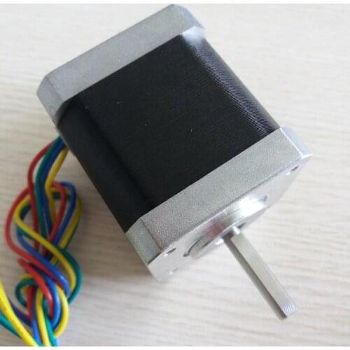 Nema17 for 1.7A, (17HM8401/0.9 deg) 2phase hybrid stepper motor 42N.cm, 48mm length, 2-Phases 4wires,0.9 degree Stepper Motor