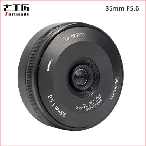 7 artisans 35mm F5.6 Full Frame Lens Human Lens Biscuit Head Camera Lens for Sony E/Leica M /Nikon mount