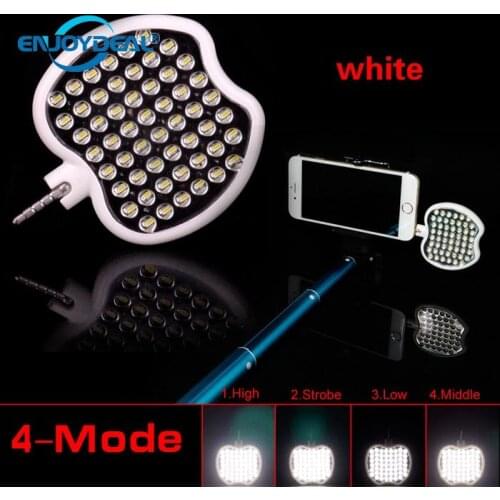Portable Rechargeable LED Universal Selfie Ring Flash Light Camera Light Lamp Mobile Phone Lamp Lens Lighting Only 3.5mm socket