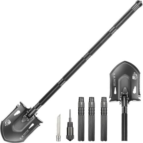 HX Professional outdoor survival Tactical Multifunctional Fathers gift Shovel folding Tools Garden camping equipment Shovel