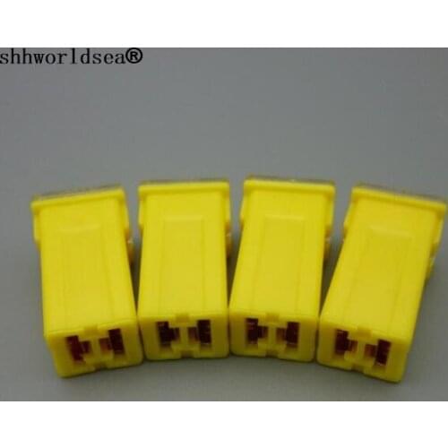 Shhworldsea Free Shipping 10PCS high quality square 60A car fuse link auto fuse link PAL Pacific Car link female fuse connector