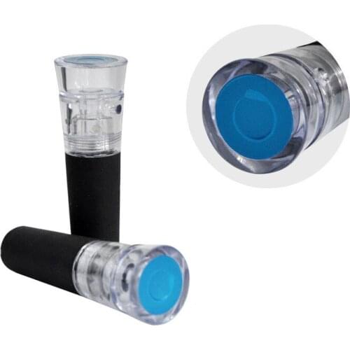 2pcs/lot Vacuum Wine Saver Pump Wine Preserver Air Pump Stopper Vacuum Sealed Saver Bottle Stoppers Wine Accessories LB 286