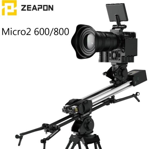 Zeapon Micro 2 E600 E800 M600 M800 DSLR Camera Video Double Distance Portable Motor Macro Track Slider For Camera