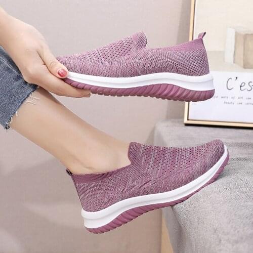 Womens Sneakers Spring Ladies Flat Shoes Casual Women Vulcanized Women 2021 Summer Light Mesh Breathable Female Running Shoes