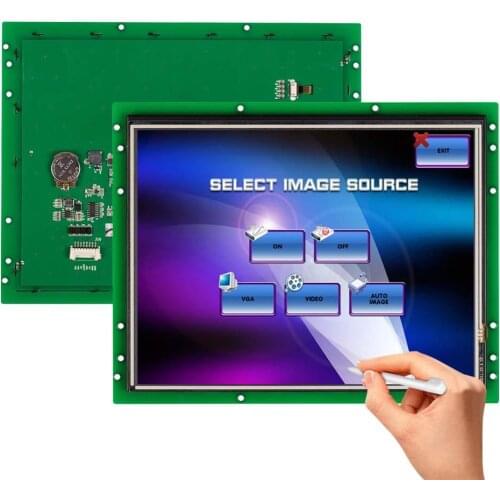 10.4 inch Programmable LCD Display Panel with Touch Controller + Serial Interface Support Any MCU 100PCS