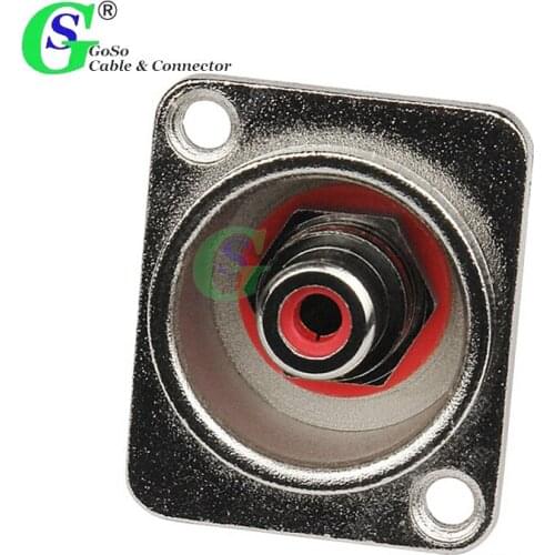 3 PCS RCA Inline Plug Socket Panel