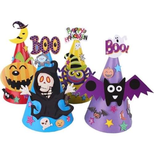 4pcs Halloween Cartoon Hat Cosplay Hat Halloween Party Accessories Gift For Kids Children Halloween Decoration #20