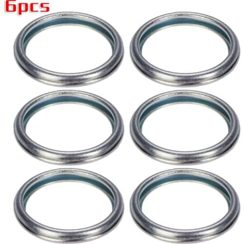 Set Washer 16mm 803916010 6pcs Oil Drain Plug Crush Gasket Newest Duable