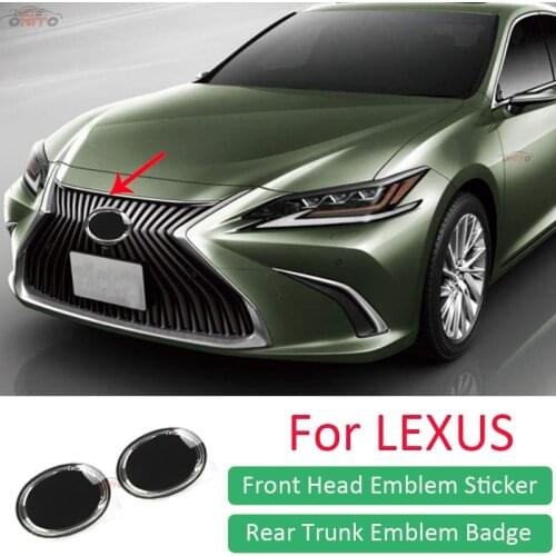 Car Decoration L logo Mirror Crystal Front Hood Rear Trunk Boot Emblem Stickers for Lexus RX GS 300 400 430 350 450 h HS IS