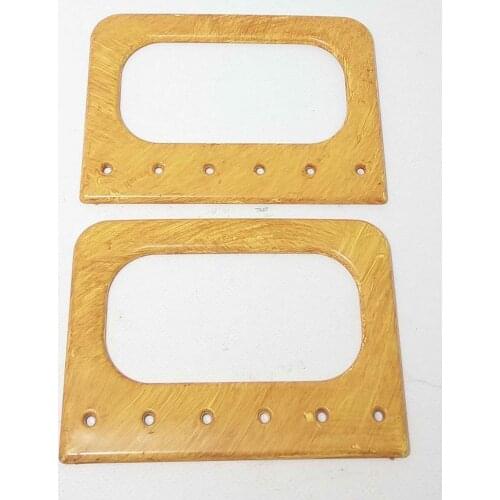 Bamboo looking plastic handle bag