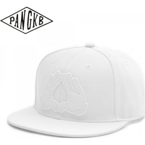PANGKB Brand BROOKLYN CAP girl boy white hop snapback hat spring for men women adult outdoor casual sun baseball cap bone