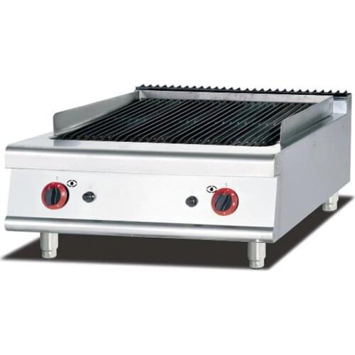 Smokeless Gas Barbecue Stove Table Type Volcanic Rock BBQ Grill Commercial Gas Barbecue Machine GB-789-1