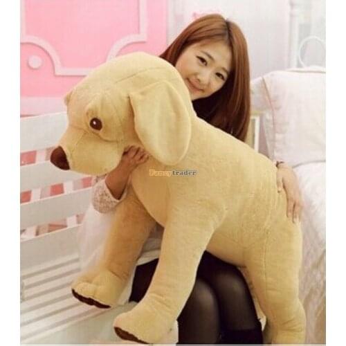 Fancytrader 39''/ 100 The Biggest Plush Super Soft Stuffed Lovely Yellow Dog Toy, Nice Gift For Babies, Free ShippingFT50244
