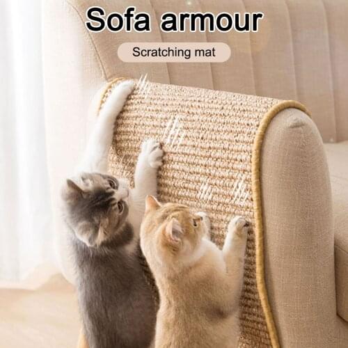 Cat Scratcher Sisal Mat Board Cat Scratch for Sharpen Nails Scraper Cats Tree Cat Toys Chair Table Sofa Mats Furniture Protector