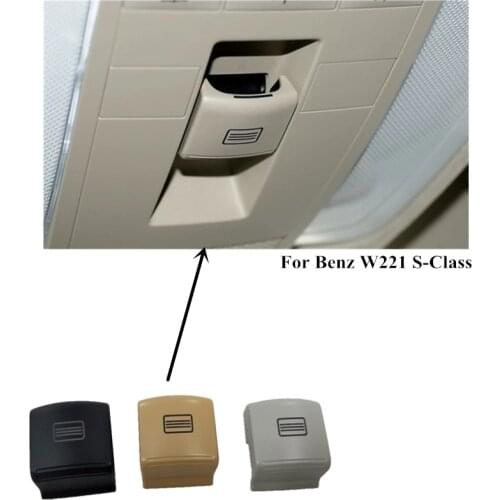 BTAP New Black Beige Grey Skylight button Switch Cover Cap For Mercedes Benz W221 S CLASS S300 S350 S400 S500 S600