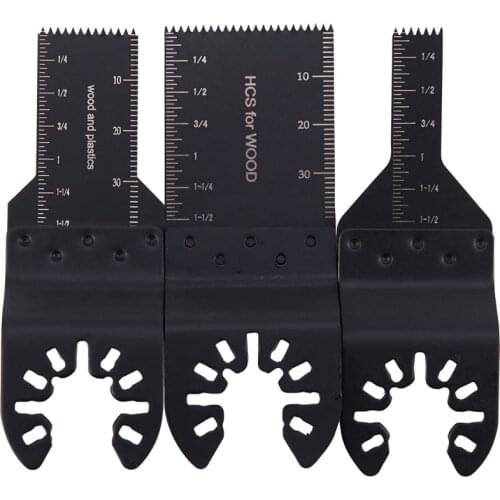 3Pcs Multitool Saw Blade Oscillating Blade Multi Tool Circular Saw Blades Steel Cutter Diy Universal Steel Saw Blade