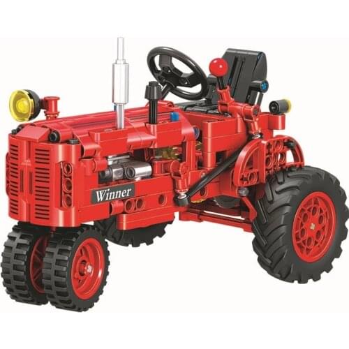 NEW 302PCS 7070 Classical Tractor 1:12 Assembled Building Blocks Childrens Toy Gifts