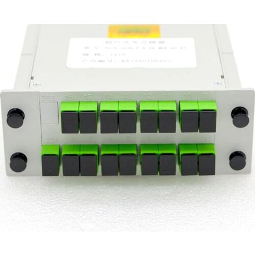 1pcs NEW PLC 1×16 SC/APC Optic Fiber Splitter Blade Type FTTH Fiber Optic Splitter BOX Carrier Grade Special Wholesale