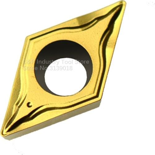 Original DCMT11T304FG PV3010 Carbide Inserts DCMT 11T304 CNC Lathe Turning Tools For Steel Cutter Plates Coating Knife Machine