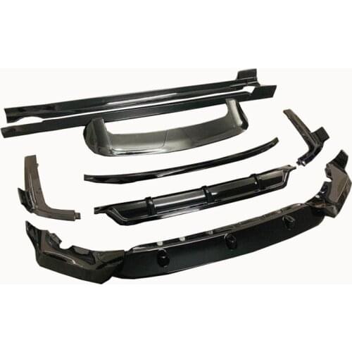 Suitable For New w X7g07 Refitted Encircle the Bla Warriors Front Side Skirt，Rear Lip Tail，Middle Net