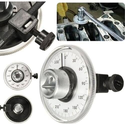 Professional 360° Adjustable Drive Torque Angle Gauge Auto Garage Tool Set For Hand Tools Wrench Auto repair tools