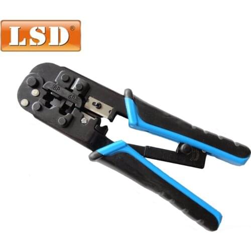 LT-N5684R network cable crimper, 8P8C/RJ45, 6P6C/RJ-12, 6P4C/RJ-11 telecom RJ45 crimping plier phone cable Modular Crimping Tool
