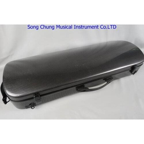High quality strengthen fibre viola case,with 2 hand shank